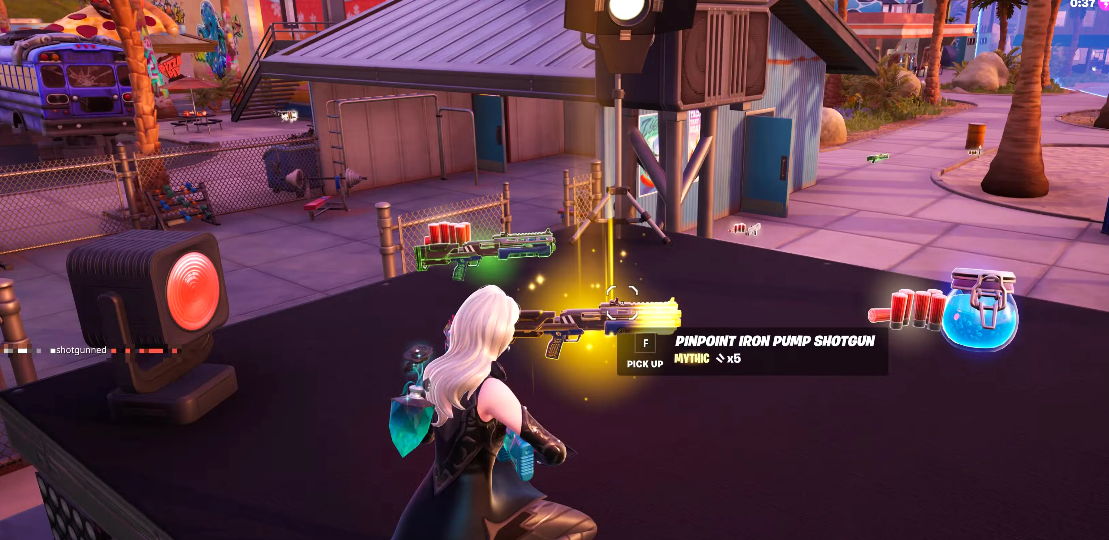 Pinpoint Iron Pump Shotgun fortnite